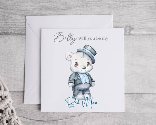 Will you be my Bestman - Personalised